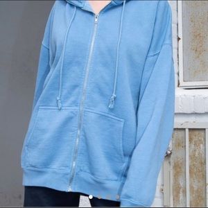 Brandy Melville blue christy hoodie!